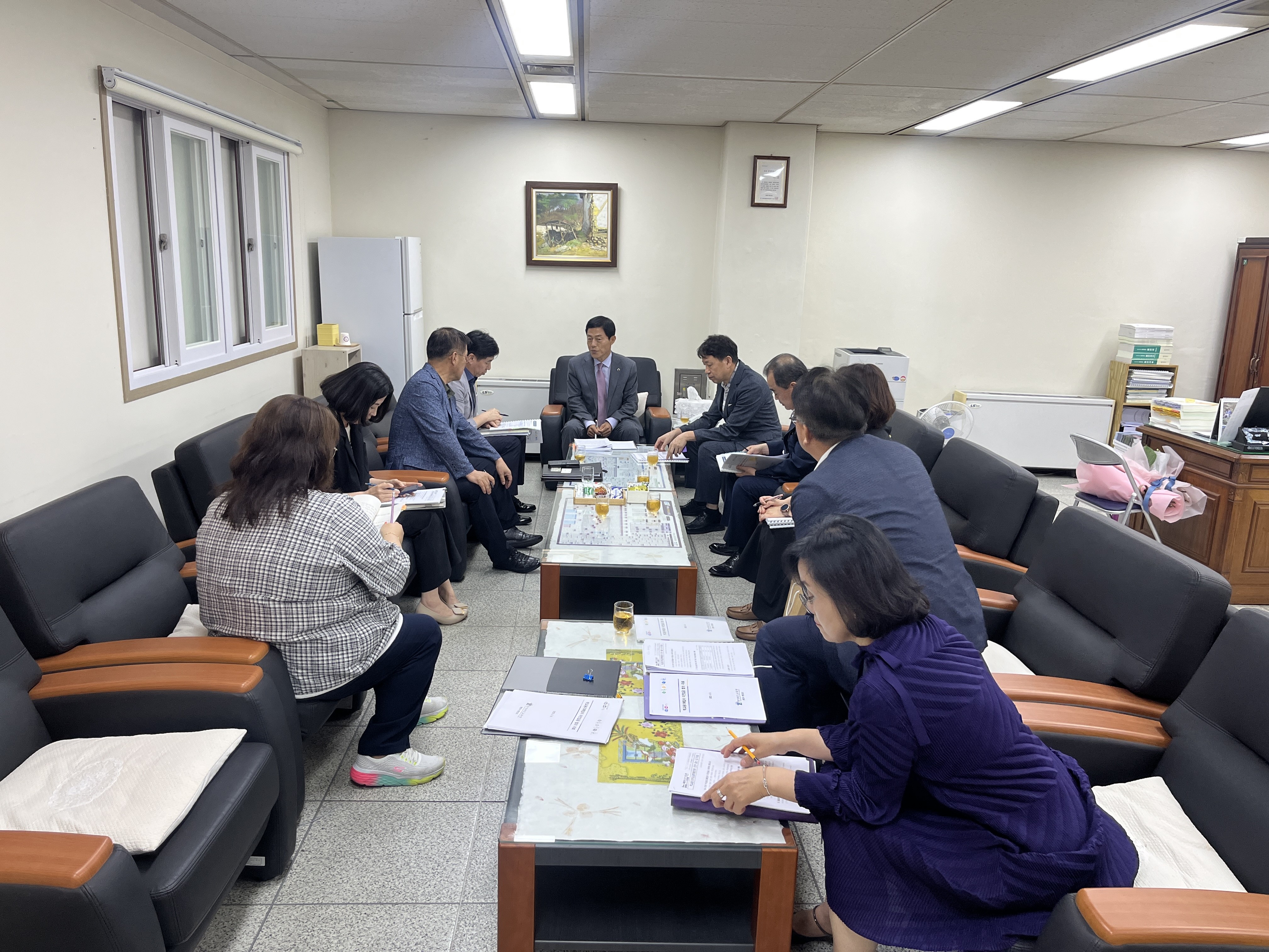 김현문 위원장, 학교용지부담금 미전입금 관련 집행청(도·교육청) 간담회 - 2