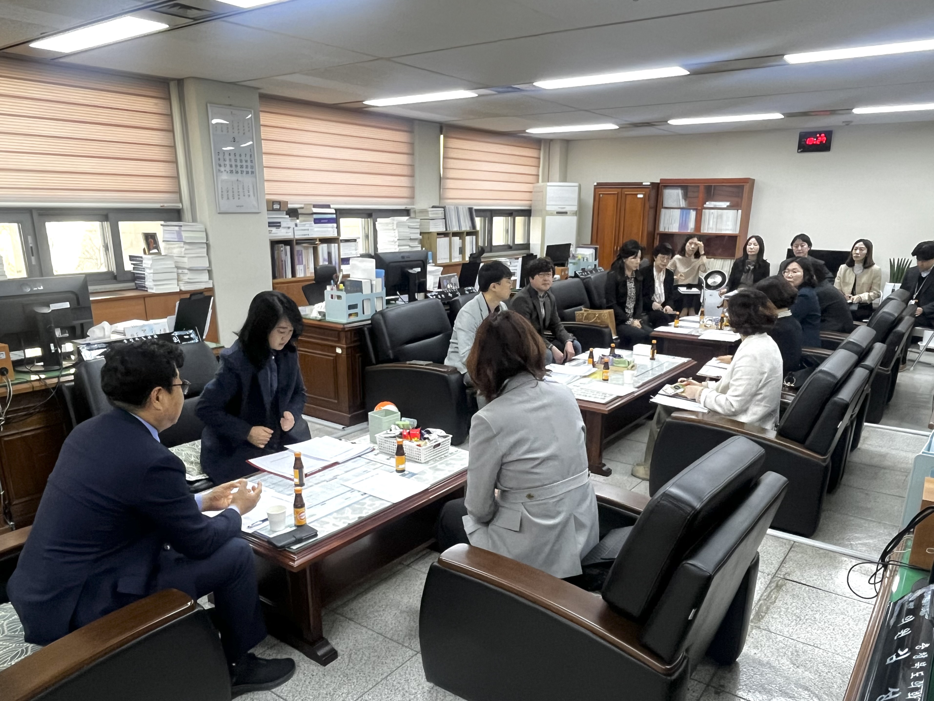 김정일 의원, 한국유치원총연합회 충북지회 임원단 간담회 주재 및 참석 - 1