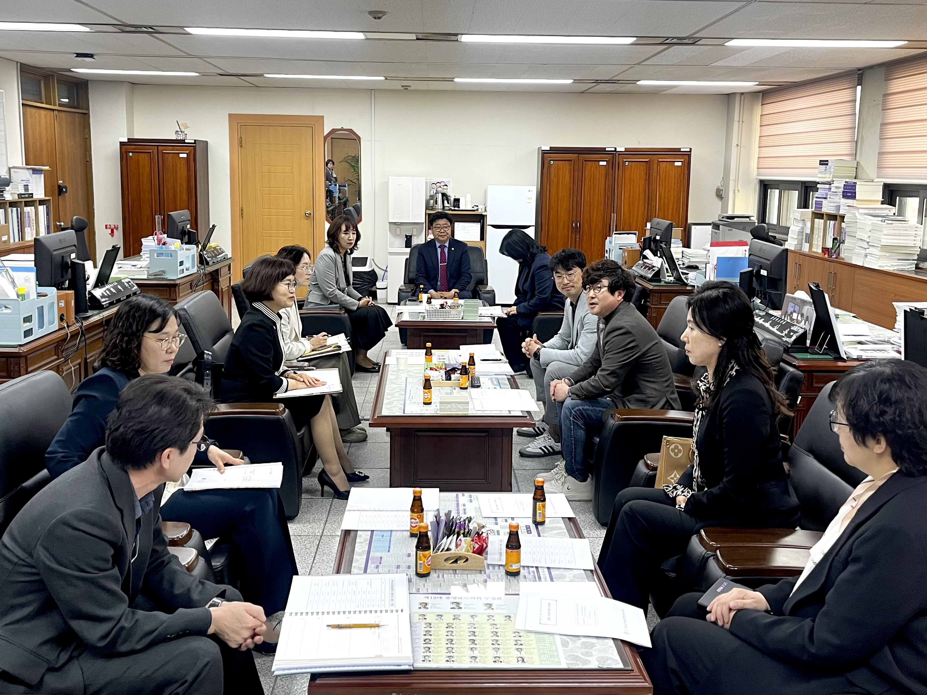 김정일 의원, 한국유치원총연합회 충북지회 임원단 간담회 주재 및 참석 - 5