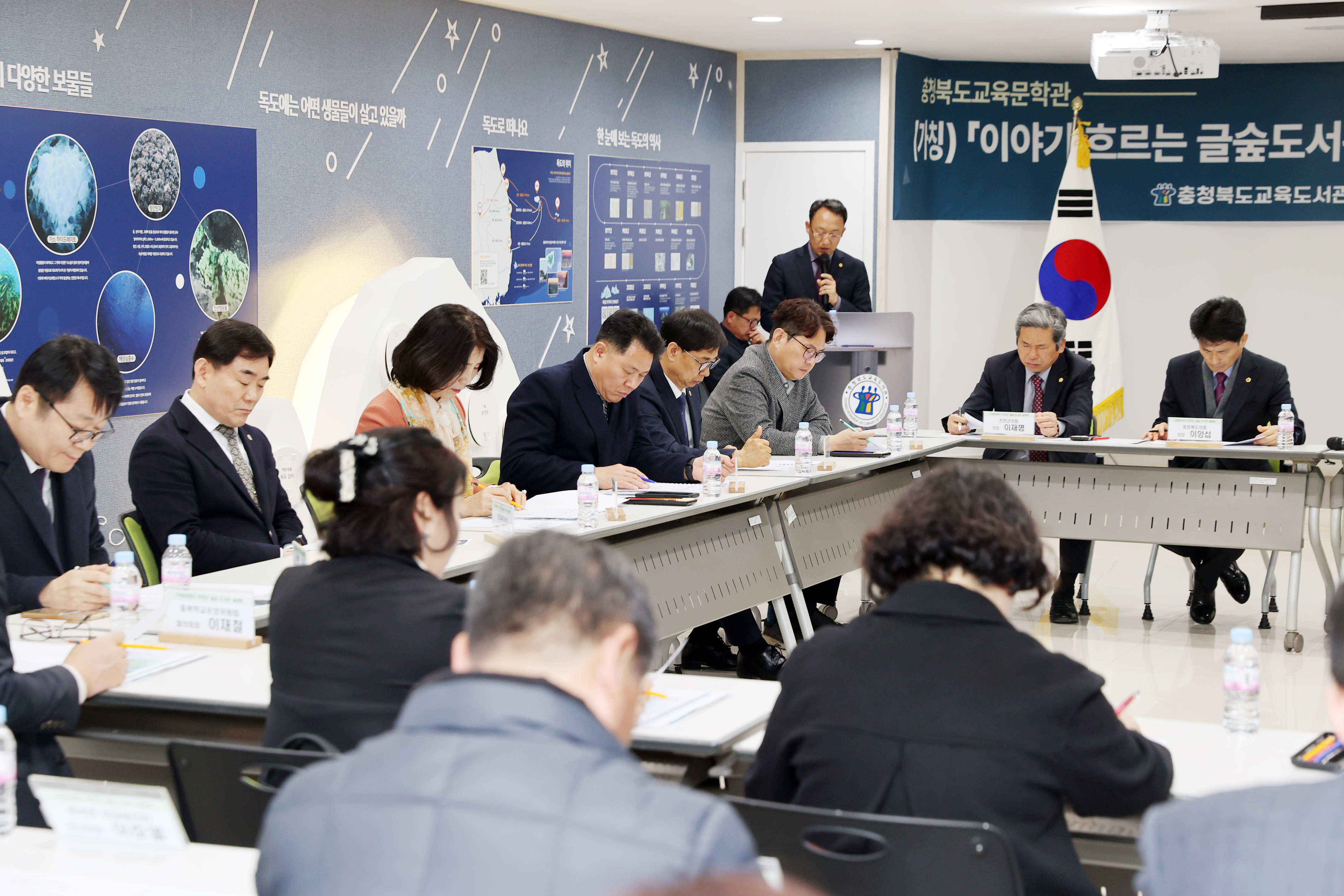 이정범 위원장, 박병천 의원, (가칭)이야기 흐르는 글숲도서관 설명회 및 기공식 참석 - 4