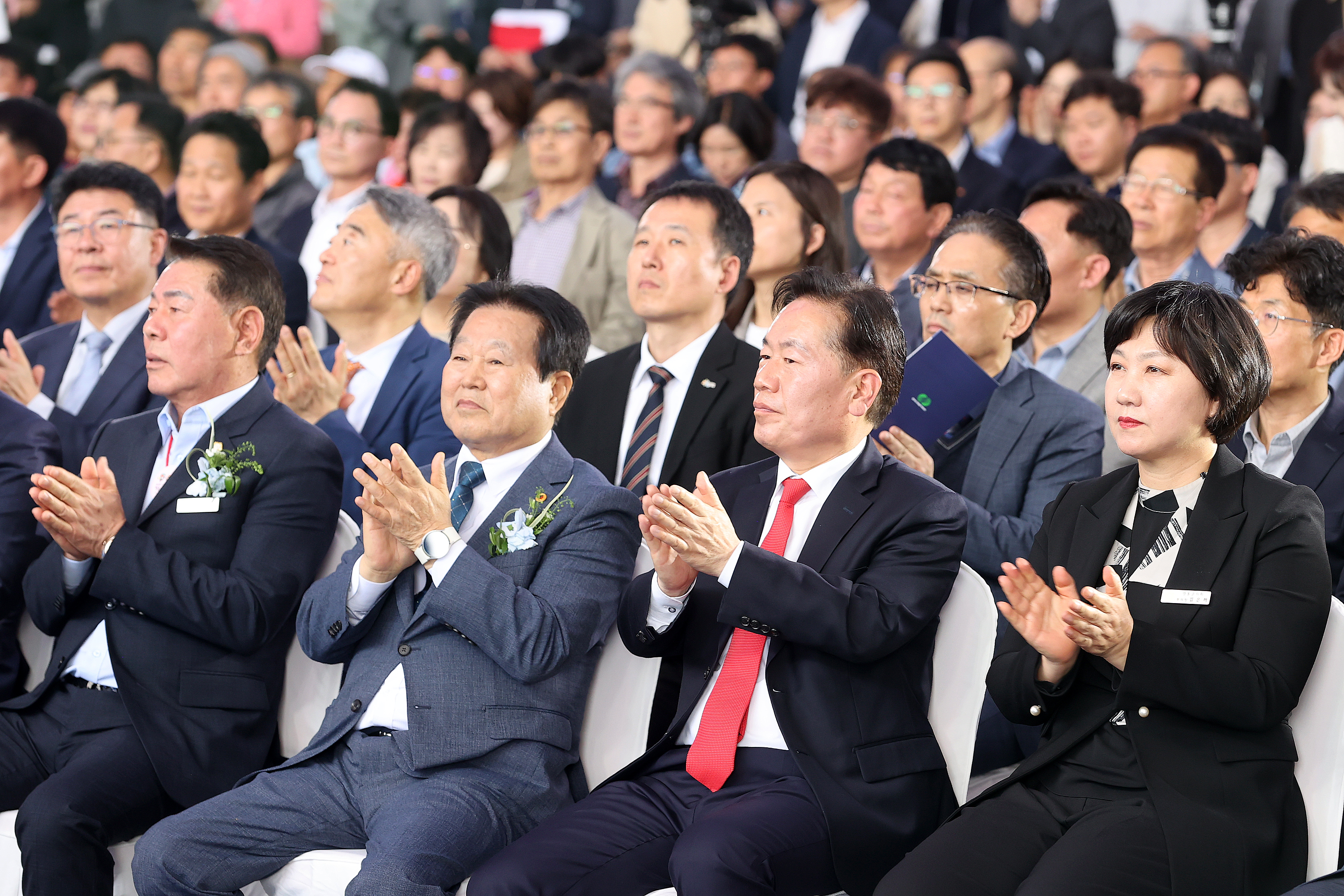 김국기 의원, 영동 양수발전소착공식 행사 참석 - 2