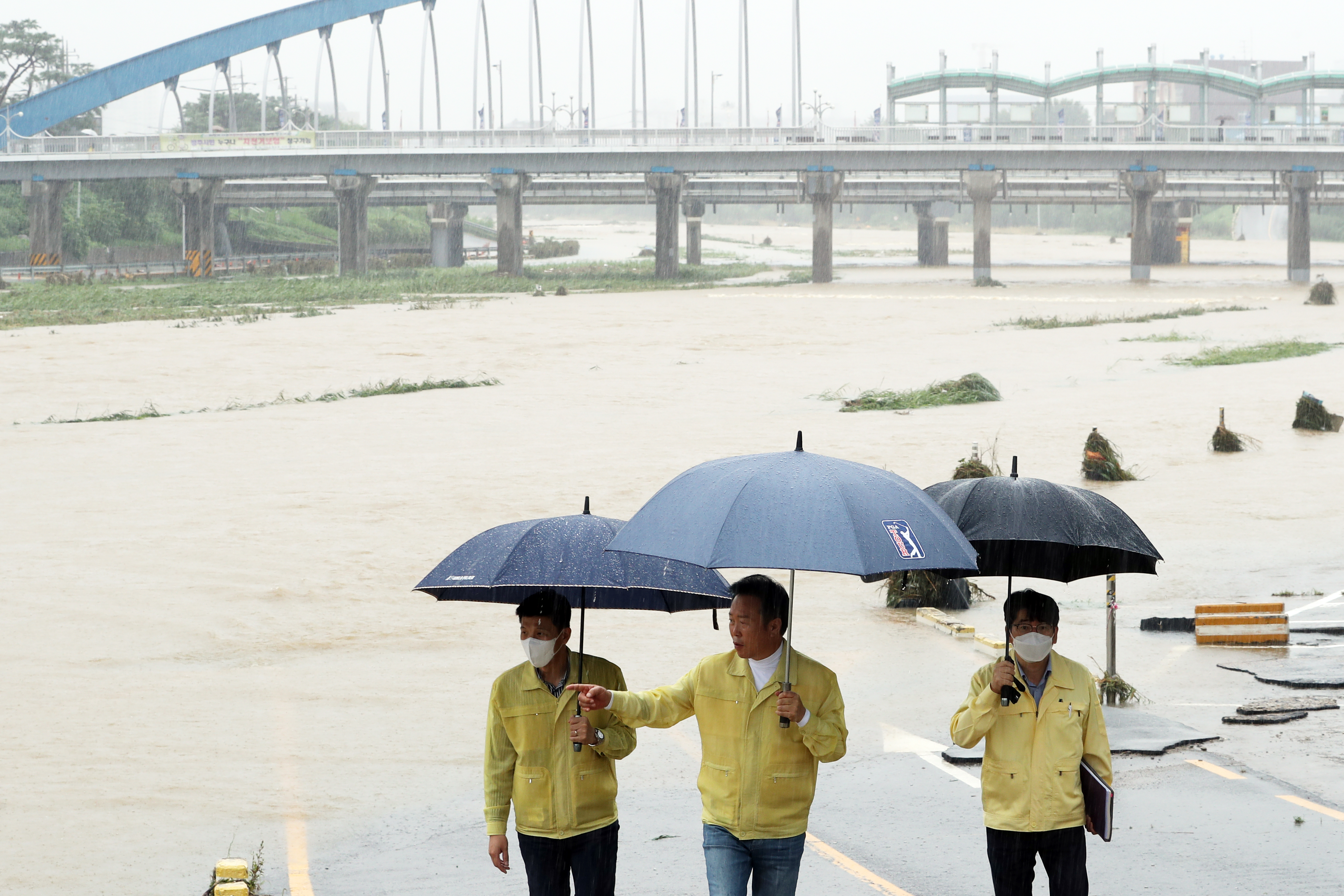  황영호 도의장, 폭우피해지역 현장 점검 - 2