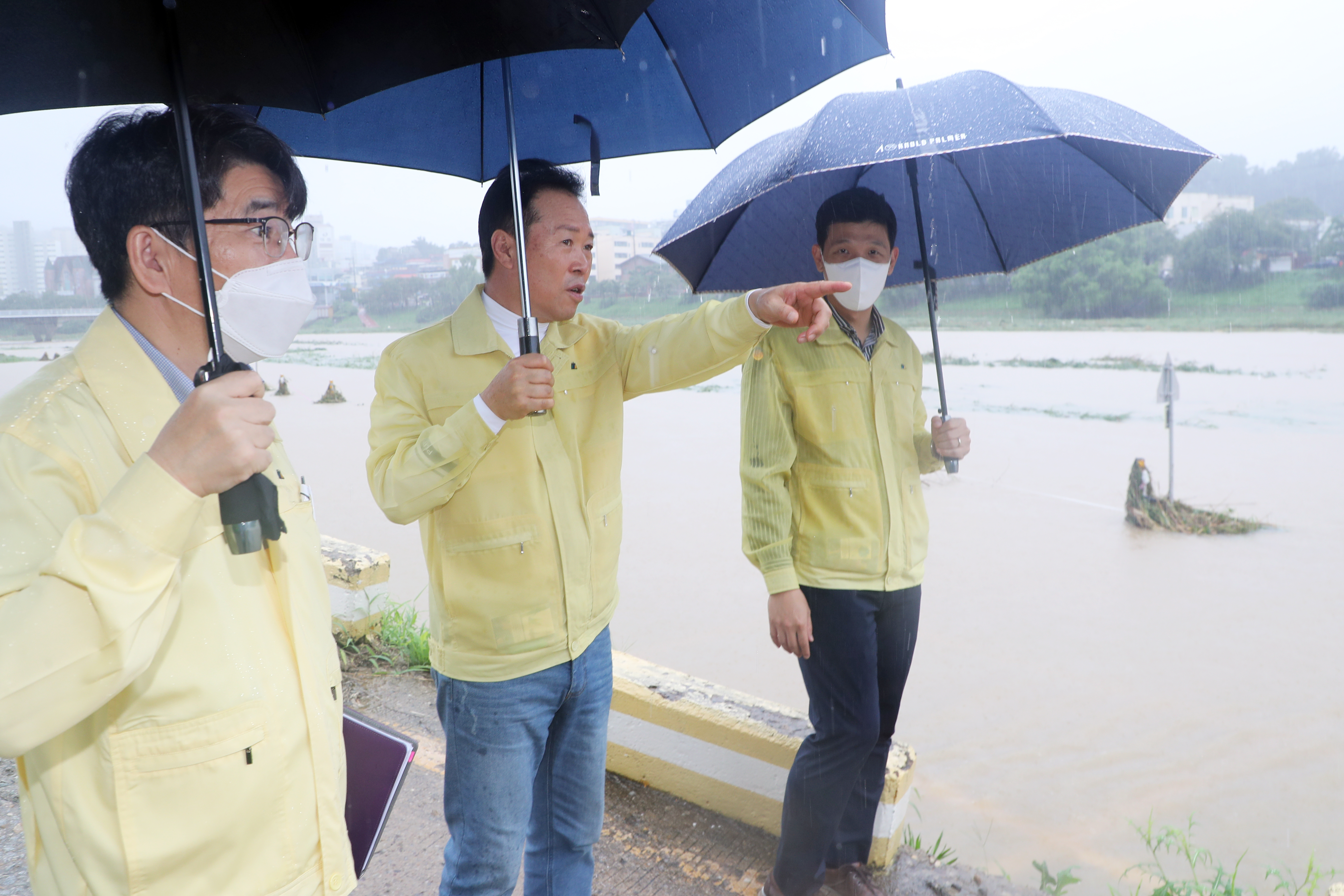  황영호 도의장, 폭우피해지역 현장 점검 - 3