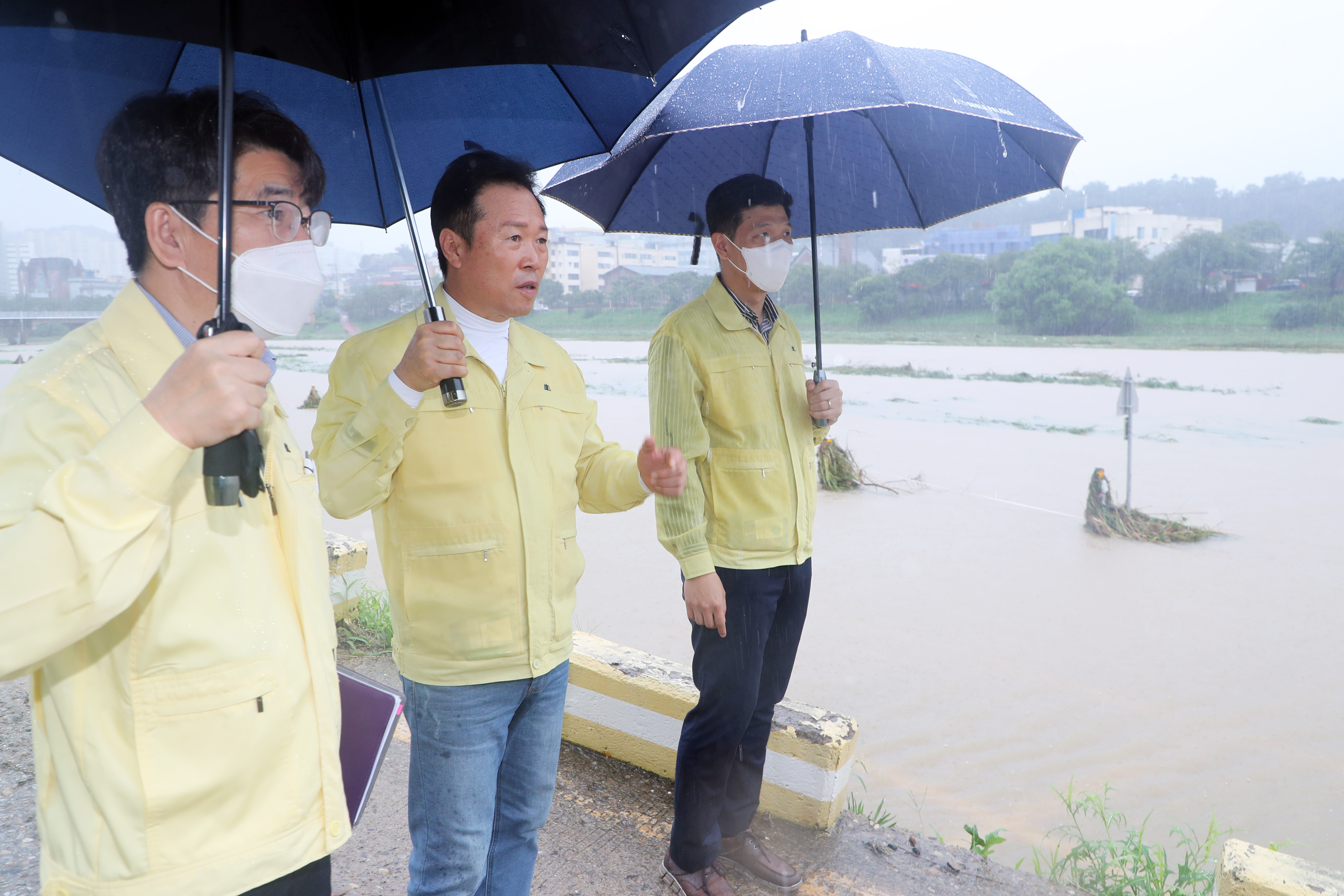  황영호 도의장, 폭우피해지역 현장 점검 - 4