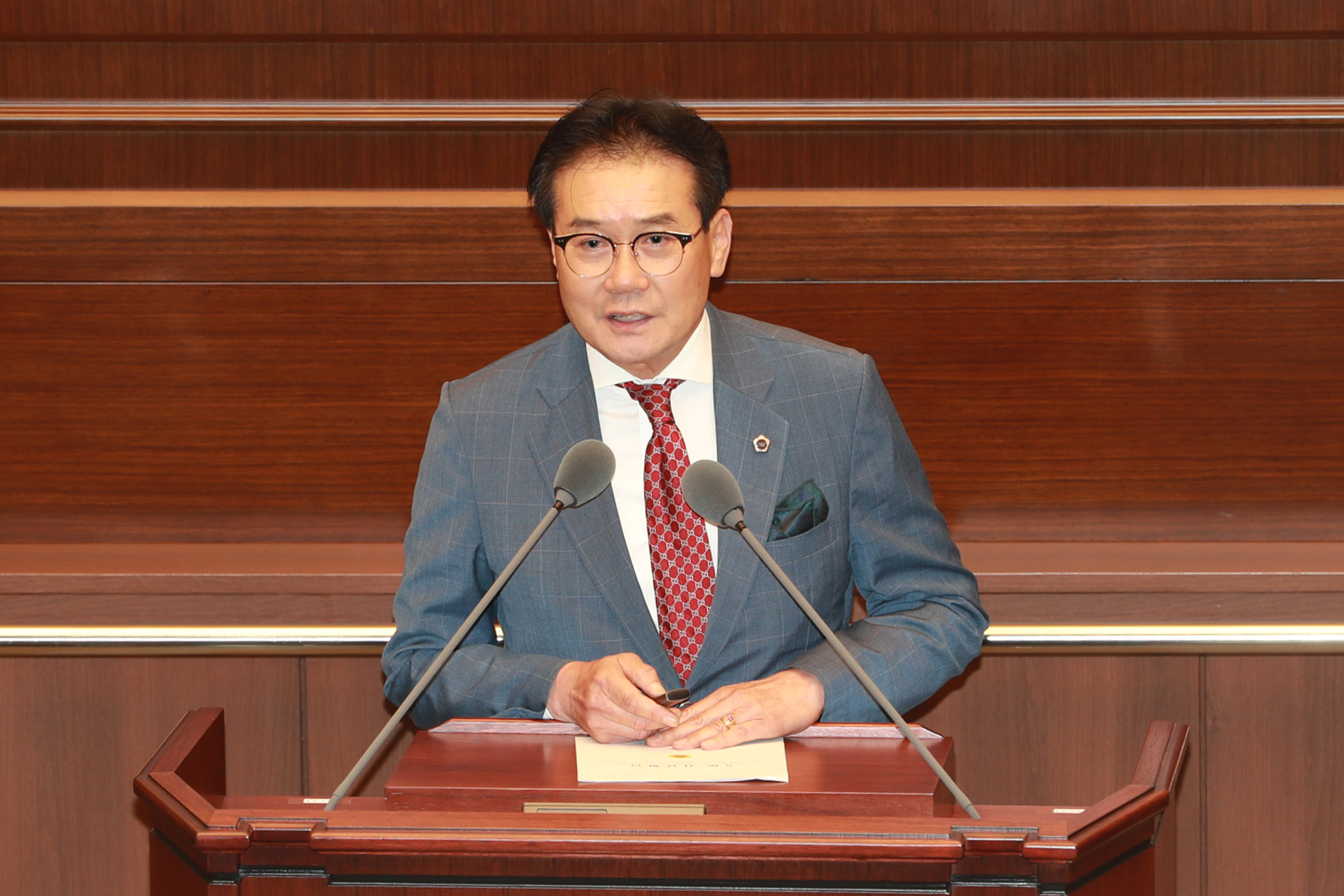 '[5분 발언] 유재목 의원  “지역균형발전, 도민들 응원 필요”' 게시글의 사진(2) '20250903- 제428회 임시회 1차 본회의 5분자유발언 유재목의원(11).JPG'