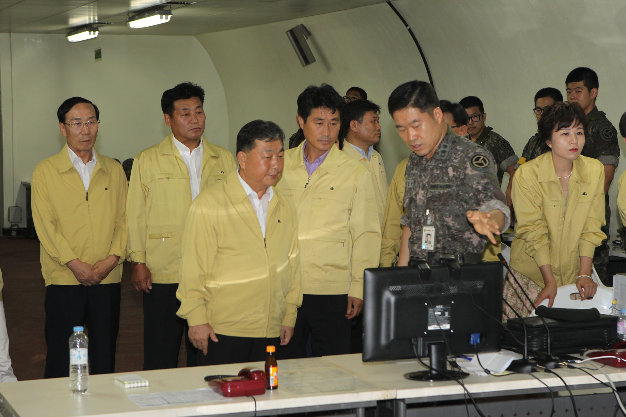 충북도의회, 2015 을지연습 충무시설 격려 방문 - 2